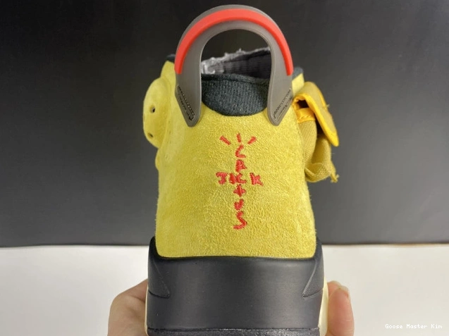 6 TRAVIS JORDAN AIR X SCOTT YELLOW CN1084-300 0725